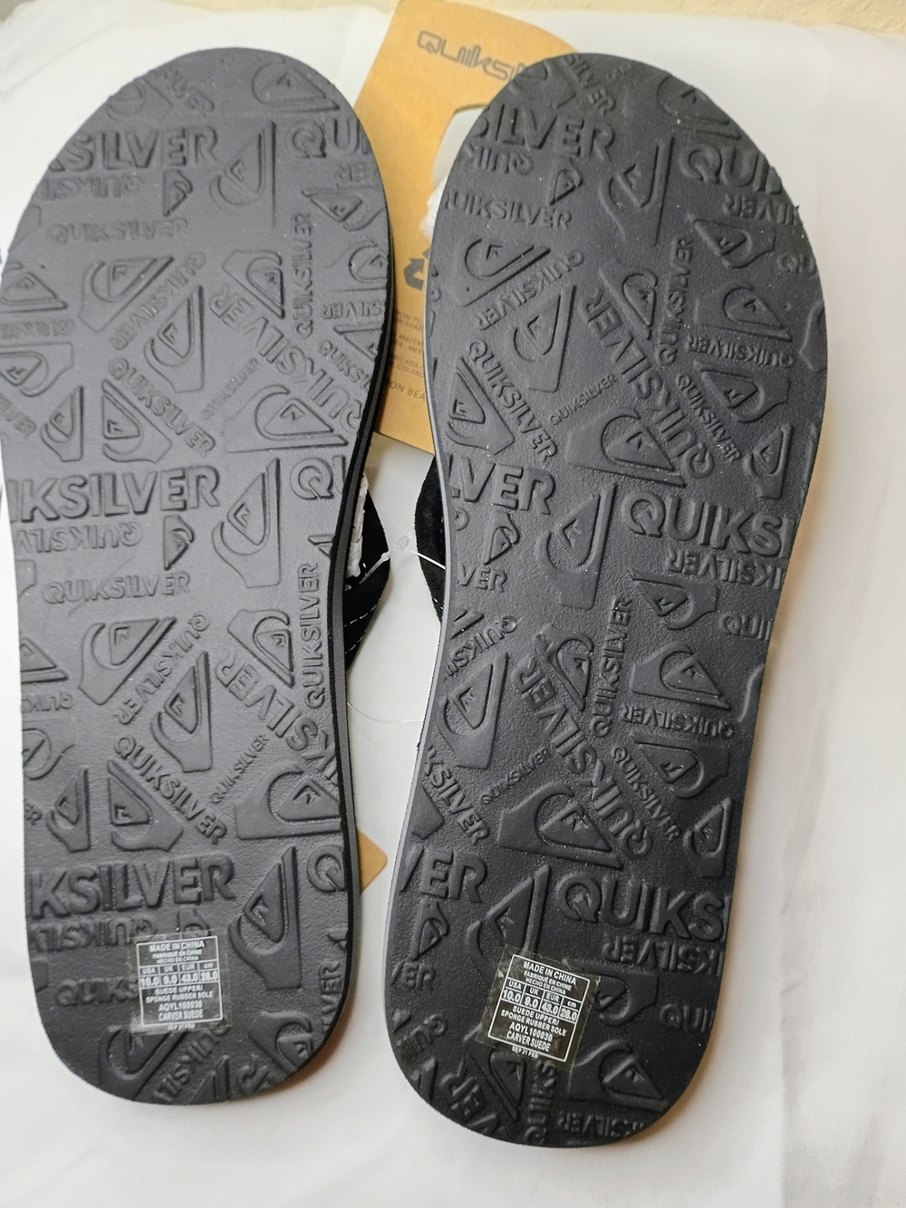 Quiksilver Men’s Black Flip Flops